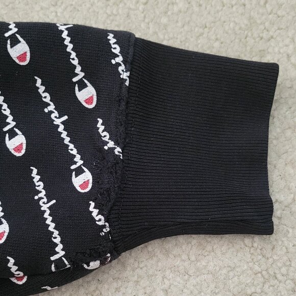 Champion All Over Print Reverse Weave VTG Hoodie Men's Size Medium - Picture 12 of 12